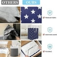 thumbnail image 2 of EVNELE Large Laundry Hamper, Waterproof Canvas Laundry Basket, Collapsible Storage Basket Bin for Kids Room, Toy Organizer, Nursery Hamper, Clothes Hamper, Stars, 2 of 7