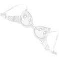 thumbnail image 2 of SHISUYAN Invisible Transparent Ultra-fine Shoulder Strap Plastic Bra Disposable Underwear Bra (38), 2 of 8