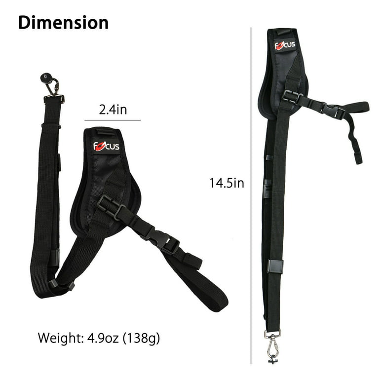 Waka Rapid Camera Neck Strap with Quick Release and Safety Tether, Adjustable Camera Shoulder Sling Strap for Nikon Canon Sony Olympus Dslr Camera 