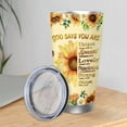 thumbnail image 4 of Christian Gifts for Women Tumbler, 20 Oz Christian Stainless Steel Insulated Tumblers, Sunflower Coffee Tumbler Religious Gifts, Travel Coffee Mug Inspirational Gifts for Christian Women, 4 of 6