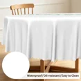 thumbnail image 2 of Tchckioa Modern Tablecloth for Kitchen Dinner Decor,60 Inch Round Oil-resistant Table Cloth Cover, 2 of 6