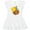 AA-White, variant on Thanksgiving Turkey, Turkey With Sunflower Girls Toddler Dress