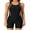 Black-Boyleg, variant on Women's One Piece Swimsuits Boyleg Sports Swimwear Athletic Swimming Wear