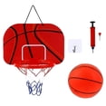 thumbnail image 1 of 1 Juego de aro de baloncesto colgante con Mini baloncesto para dormitorio de oficina en casa, 1 of 5
