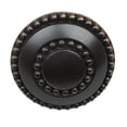 thumbnail image 3 of GlideRite 1-3/8 in. Round Double Ring Beaded Cabinet Knob, Oil Rubbed Bronze, Pack of 25, 3 of 5
