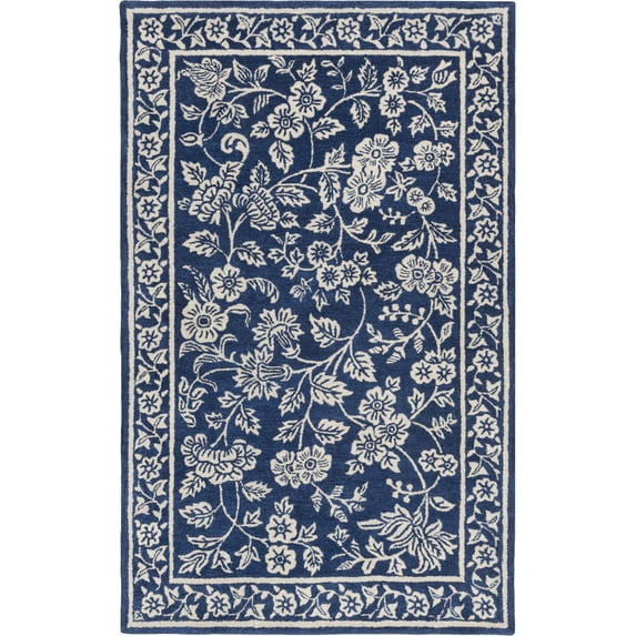 Surya Smithsonian x Area Rug x 3'3" x 5'3" Blue Neutral