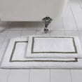 thumbnail image 2 of Modern Threads Reversible Bath Rug Set 100% Cotton, 17" x 24" & 21" x 34", Taupe, 2 of 4