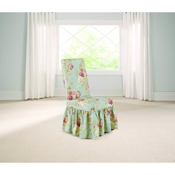 Sure Fit Waverly Ballad Bouquet Dining Room Chair ...