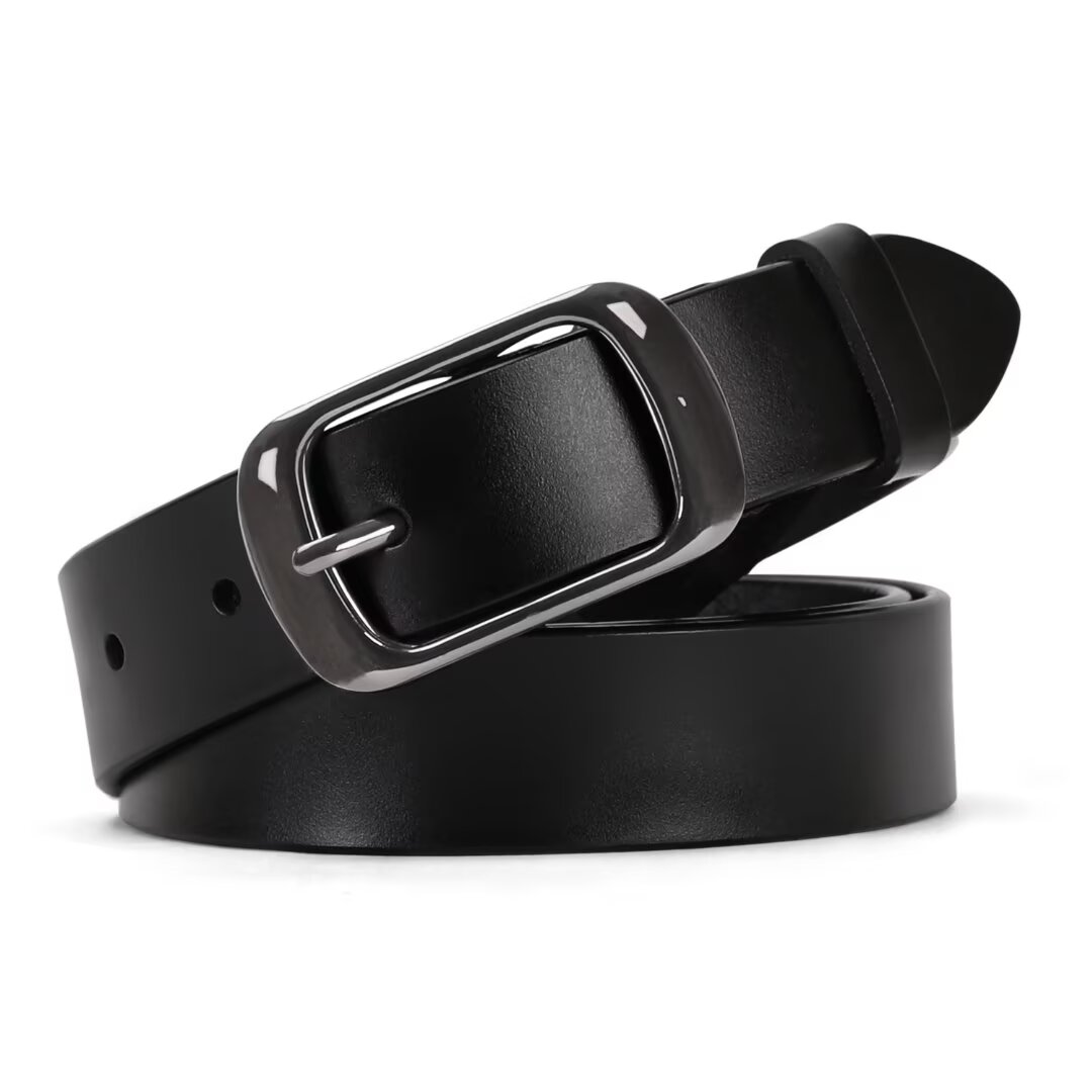 Whippy Women's Plus Size Leather Belt Pin Buckle