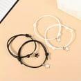 thumbnail image 6 of RSAMD 2 PCS/Set Couple Bracelets Black White Rope Star Bracelet Fashion Bracelets Gijo-01, 6 of 9
