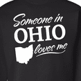 thumbnail image 3 of Inktastic Someone in Ohio Loves Me Adult Sweatshirt, 3 of 4