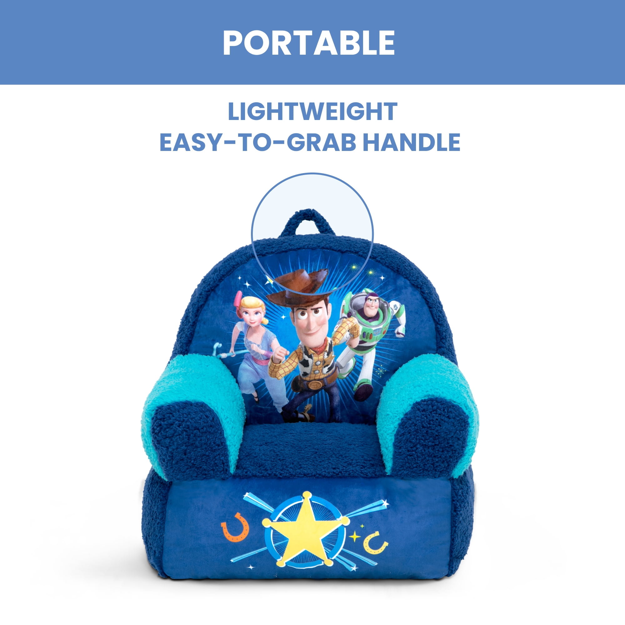 Toy Story Cozee Buddy Chair by Delta Children, Blue