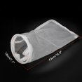 thumbnail image 2 of Uxcell 16.9"x7" 80 Mesh Nylon Strainer Paint Filter Bag for Filtering, 2 of 5