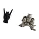 thumbnail image 5 of Escultura Creativa De Búho Con Gesto De Mano De Roca, Estatua Moderna De Animal Con Señal De Mano Para Decoración De Apartamento, Dormitorio, Sala De Estar Y Oficina., 5 of 8