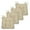Linen, variant on Kate Aurora Country Living Plush Solid Colored Country Farmhouse Chair Cushions/Pads With Tear Proof Ties - Assorted Colors