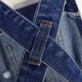 thumbnail image 5 of KIDSCOOL SPACE Girls Slim Ripped Holes Scratched Fashion Jeans Overalls Blue,7-8 Years, 5 of 8