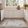 thumbnail image 4 of x Area Rug Living Room Rugs Washable Neutral Modern Abstract Soft Thin Large Rug Indoor Floor No Slip Rug Carpet for Bedroom Under Dining Table Home Office Decor Grey, 4 of 8
