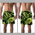 thumbnail image 3 of luoweisi Men's Beach Shorts Quick Dry Swim Trunks with Mesh Lining Frog S, 3 of 5