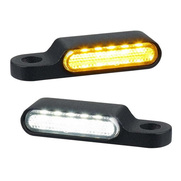 WaiRitoday LED Motorcycle Turn Signals Handlebar Light Compatible with Harley Fat Bob Sportster 1200
