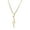 Gold, variant on Geemin stainless steel flashs pendant necklace