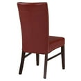 thumbnail image 6 of Milton Bonded Leather Chair, Pomegranate, 6 of 8