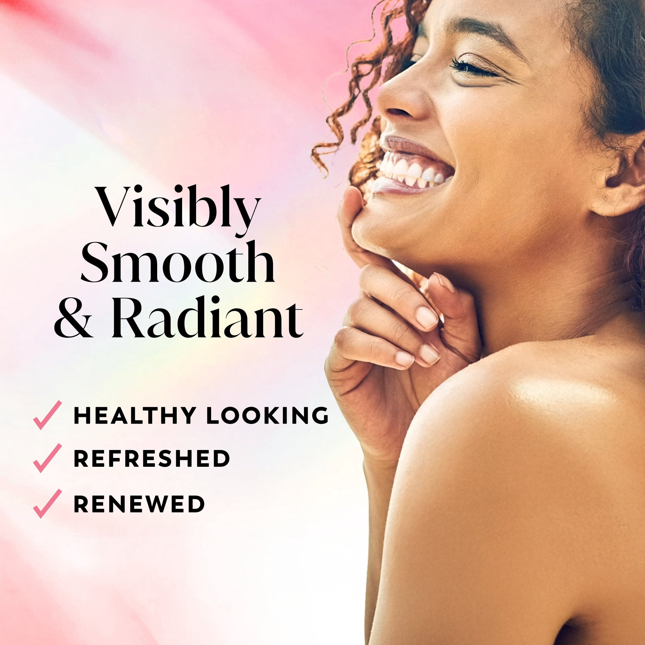 Olay Fresh Radiance Body Wash, Strawberry Mint, with Vitam