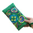 thumbnail image 5 of Joernso Women Ethnic Handmade Embroidered Wristlet Clutch Bag Zipper Purse Long Wallet, 5 of 7