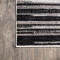 thumbnail image 5 of JONATHAN Y CTP112B-28 Linear Modern Half-Stripe Gray/Cream 2 ft. x 8 ft. Runner Rug, 5 of 10