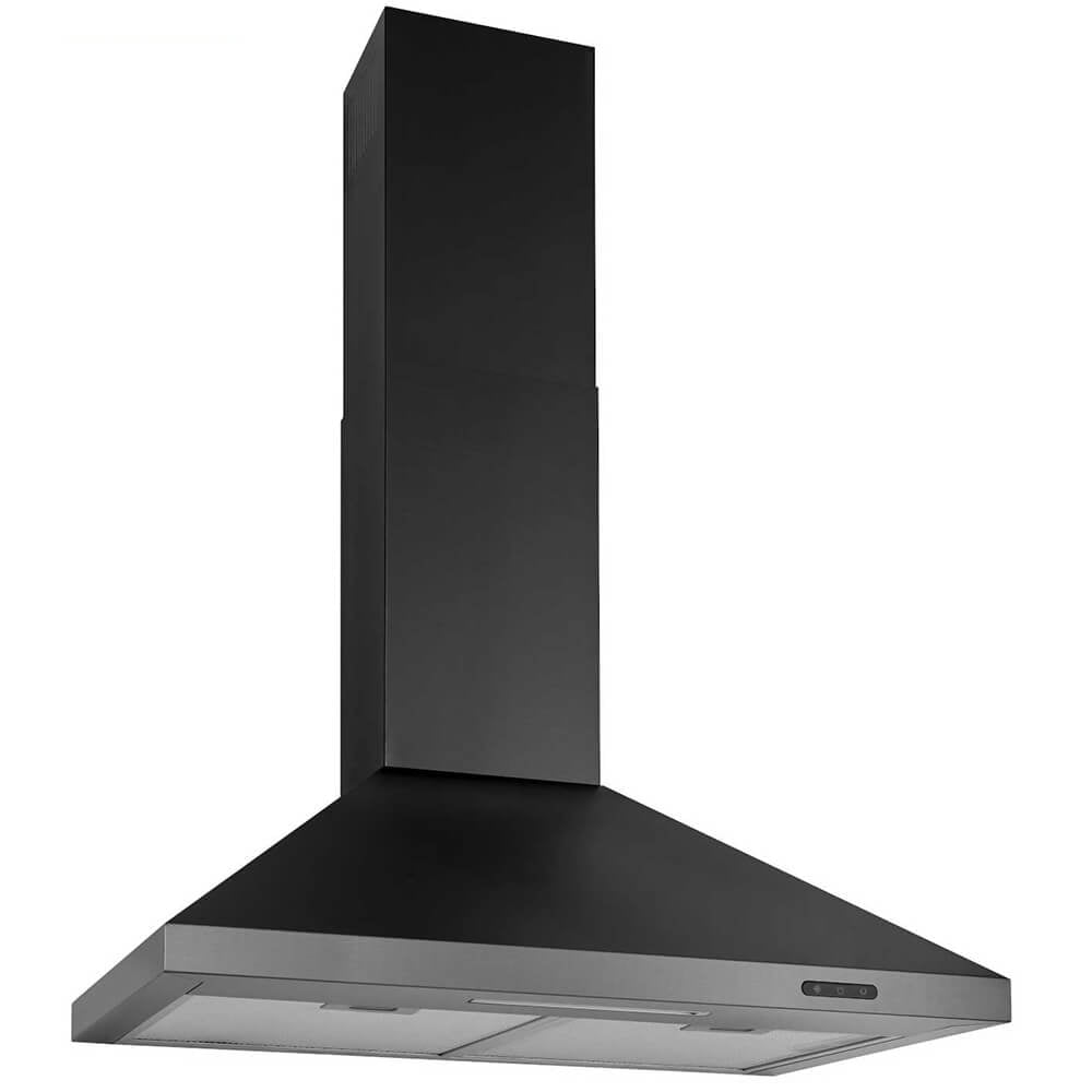 Broan EW4830BLS 30 inch Convertible Black Stainless Chimney Range Hood