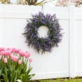 thumbnail image 4 of 14 Inch Eucalyptus Wreaths for Front Door Porch Window Artificial Green Leaves Greenery Indoor Outdoor Wreath Home Decor Porch Window Wall Farmhouse Door Decorations Spring Summer Fall All Seasons, 4 of 7