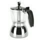 thumbnail image 3 of Cafetera italiana octagonal de acero inoxidable de 6 tazas para uso doméstico. Cafetera moka., 3 of 14