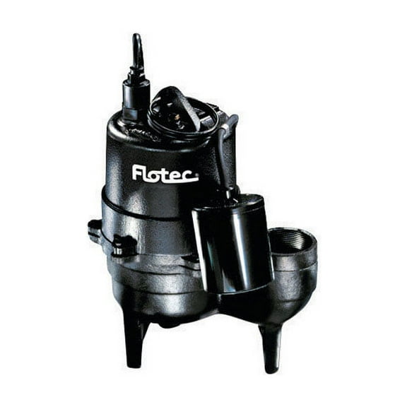 Flotec 1/2 hp 9000 gph Cast Iron Submersible Sewage Pump