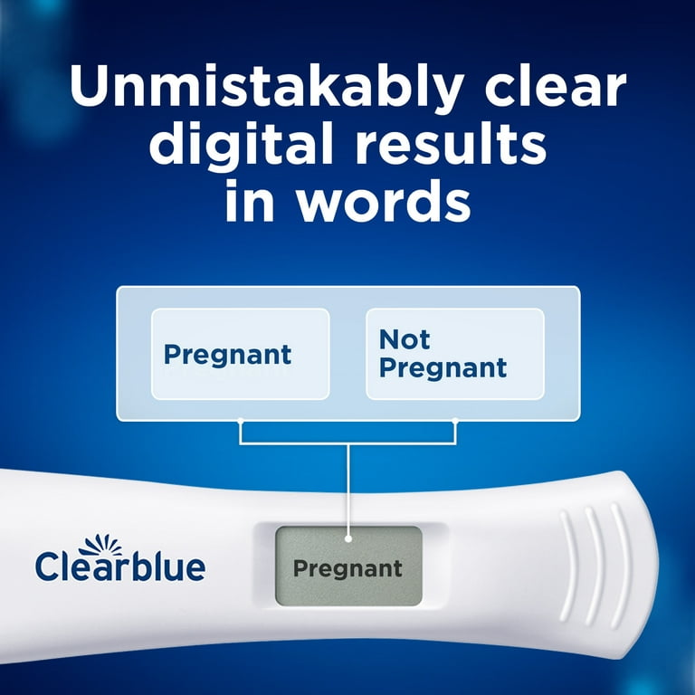 Clearblue Pregnancy Test Combo Pack, Digital with Smart Countdown