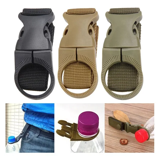 3 Ganchos Para Mochila Con Mosquetón Para Botella De Agua XianweiShao 9024735007180
