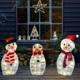 thumbnail image 4 of Vikakiooze Christmas Decorations Clearance Christmas Family Outdoor Scene Decoration Illuminated Christmas Snowman Yard Garden Decoration, 4 of 8