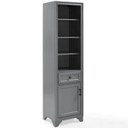 Crosley Furniture Tara Linen Cabinet In Vintage Grey