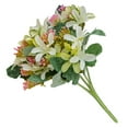 thumbnail image 2 of 5 Branch Artificial Flower Cloth Fake Floral Bonquet Room Simulation Flower Decor, 2 of 8