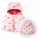 thumbnail image 4 of Abrigo De Invierno Para Niños Pequeños, Chaqueta Acolchada De Algodón Ligero Para Bebés Y Niñas, Ropa De Abrigo Con Cremallera Y Capucha Odeerbi LM103-2777, 4 of 6