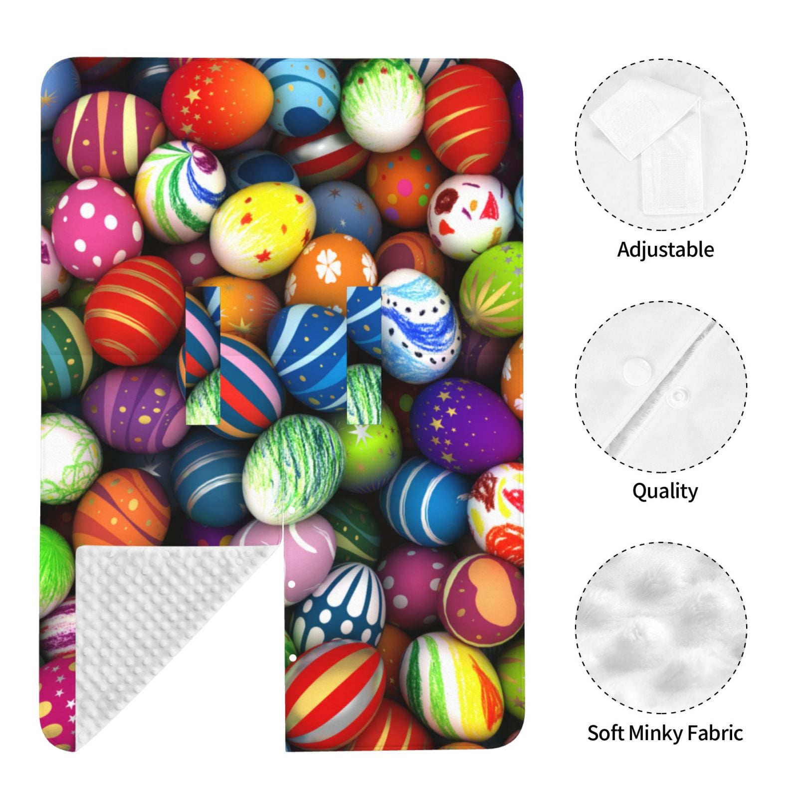 Naloa Easter Eggs2 Baby Car Seat Cover, Breathable Baby Carrier Cover, Multiuse Baby Carrier Cover & Nursing Breastfeeding Cover