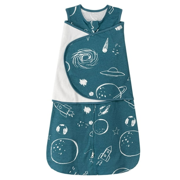 ZIGJOY Saco de Dormir para Bebés con Envolvente 1.0 TOG 100% Algodón Talla M