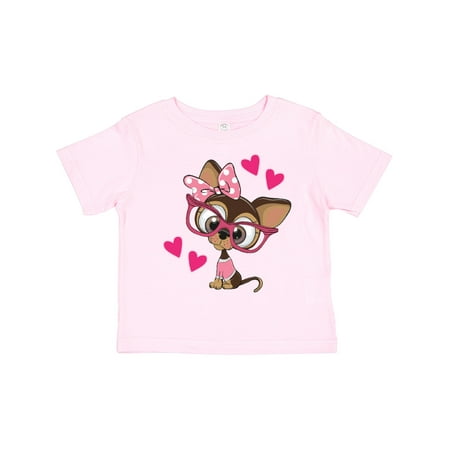 

Inktastic Valentines for Chihuahua Lover Gift Toddler Toddler Girl T-Shirt