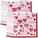 thumbnail image 1 of Valentine's Day Paper Napkins 40 Pack Heart Pattern Serviettes For Wedding Engagement Luncheon Cocktail Parties, 1 of 4