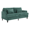 Emerald, variant on Tcbosik 2-Seater Sofa with Pillows for Living Room, Comfy Upholstered Couch, 68.9 inch Chenille Fabric Loveseat for Bedroom, Living Room, Emerald