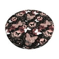 thumbnail image 6 of Uemuo Butterflies1 Pattern Round Bar Stool Seat Covers Washable Stool Cushion Slipcover Elastic Bar Chair Covers-13 inch, 6 of 7