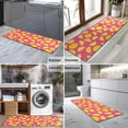 thumbnail image 2 of Yellow Lemon Fruit Slices Pink Pattern Kitchen Rug Mat,Kitchen Runner Rugs Non Skid Washable,Decorative Kitchen Floor Mats for Kitchen,Sink,Laundry,17"X47", 2 of 5