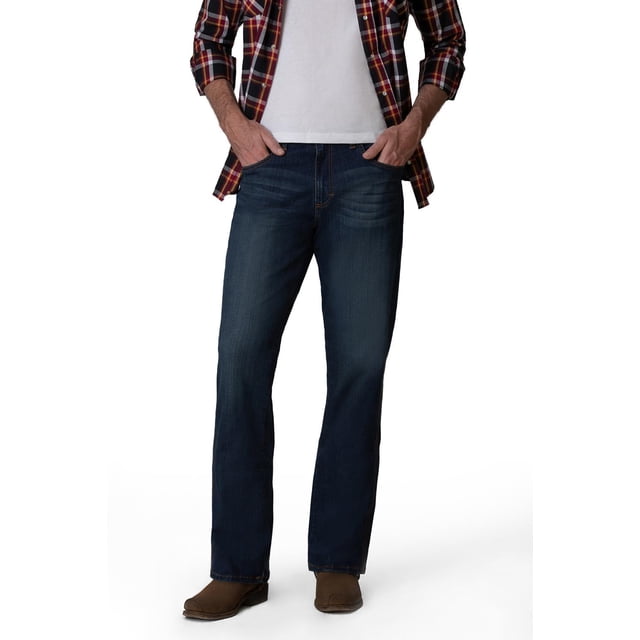Pantalón Jeans Vaquero Slim Straight Wrangler Hombre 796 azul 33