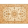 thumbnail image 1 of Ahgly Company Indoor Rectangle Persian Orange Traditional Area Rugs, 2' x 4', 1 of 1