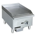 thumbnail image 1 of Black Diamond BDECTG-16 16" Gas Griddle w/ Manual Controls - 5/8" Steel Plate, Natural Gas, 1 of 1