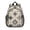Geometric Diamond Beige-1, variant on Geometric Mandala Red Pattern Backpack for School, Cute School Bag with Adjustable Shoulder Straps and Padded Back, 15"x11.42"x5.5"