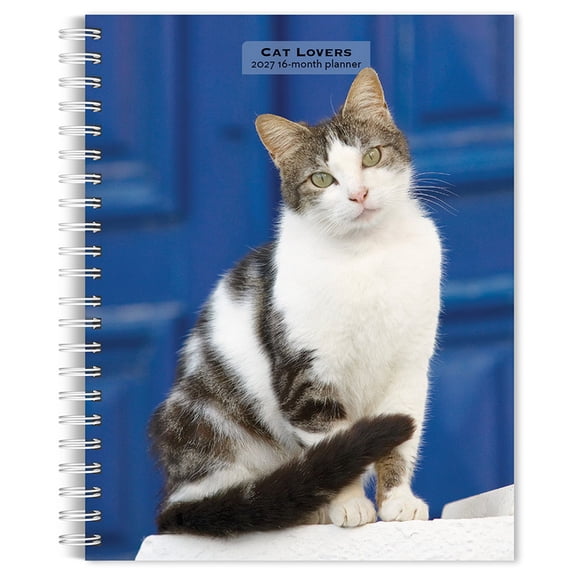 Cat Lovers 2027 6 X 7.75 Inch Spiral-Bound Wire-O Weekly Engagement Planner Calendar New Full-Color Image Every Week, (Paperback)